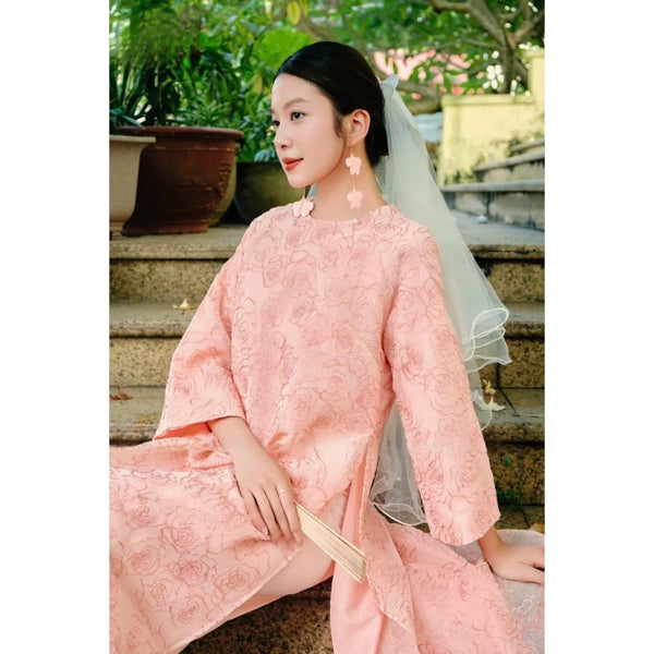 Rose Modernized Ao Dai