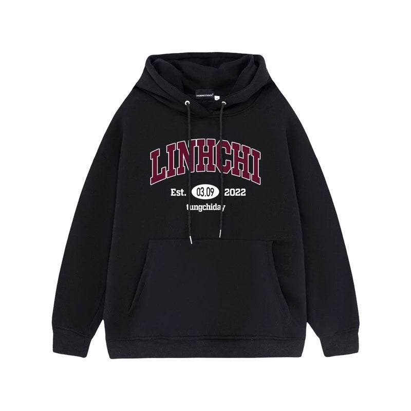 Áo Hoodie In Tên Chất Liệu Nỉ Bông