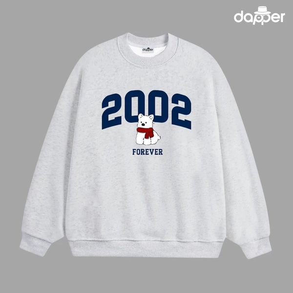 Áo Sweater Nỉ Bông Năm Sinh Gấu