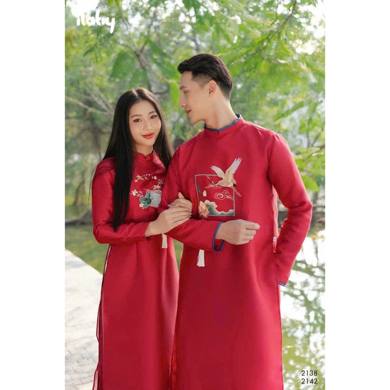 Embroider Ao Dai For Family