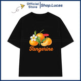 Áo Thun Mùa Hè Đi Biển Trái Cây Hình Trái Cây QUẢ QUÝT SUMMER JUICE