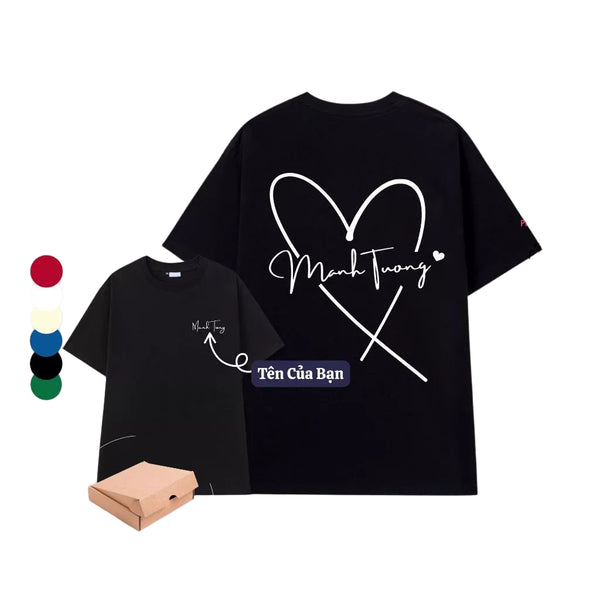 Name Heart Personalized T-Shirt