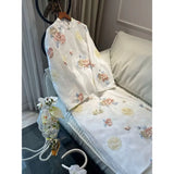 Hoa Linh Embroidered Chiffon Modernize Ao Dai