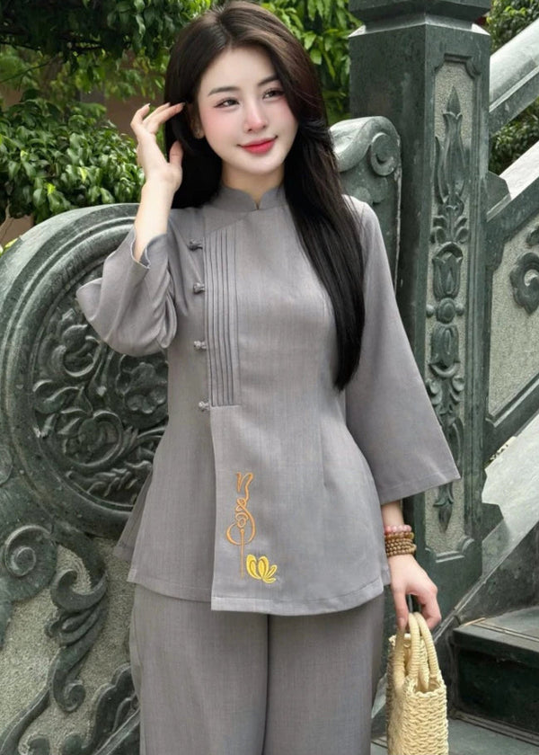 Calligraphy Letters Monk Robes