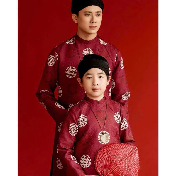 Red Tradtional Ao Dai