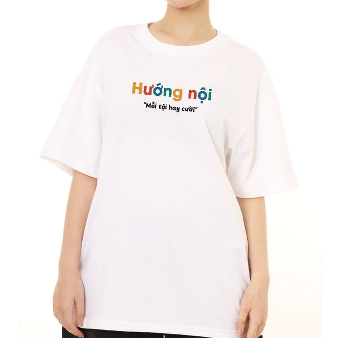 Áo Thun Hướng Nội Mỗi Tội Hay Cười