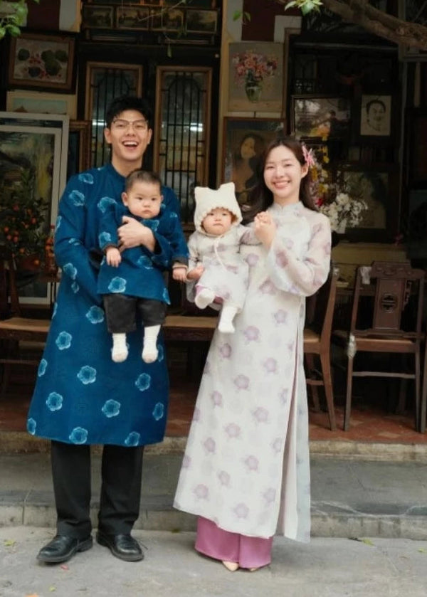 Tradtional Ao Dai For Family