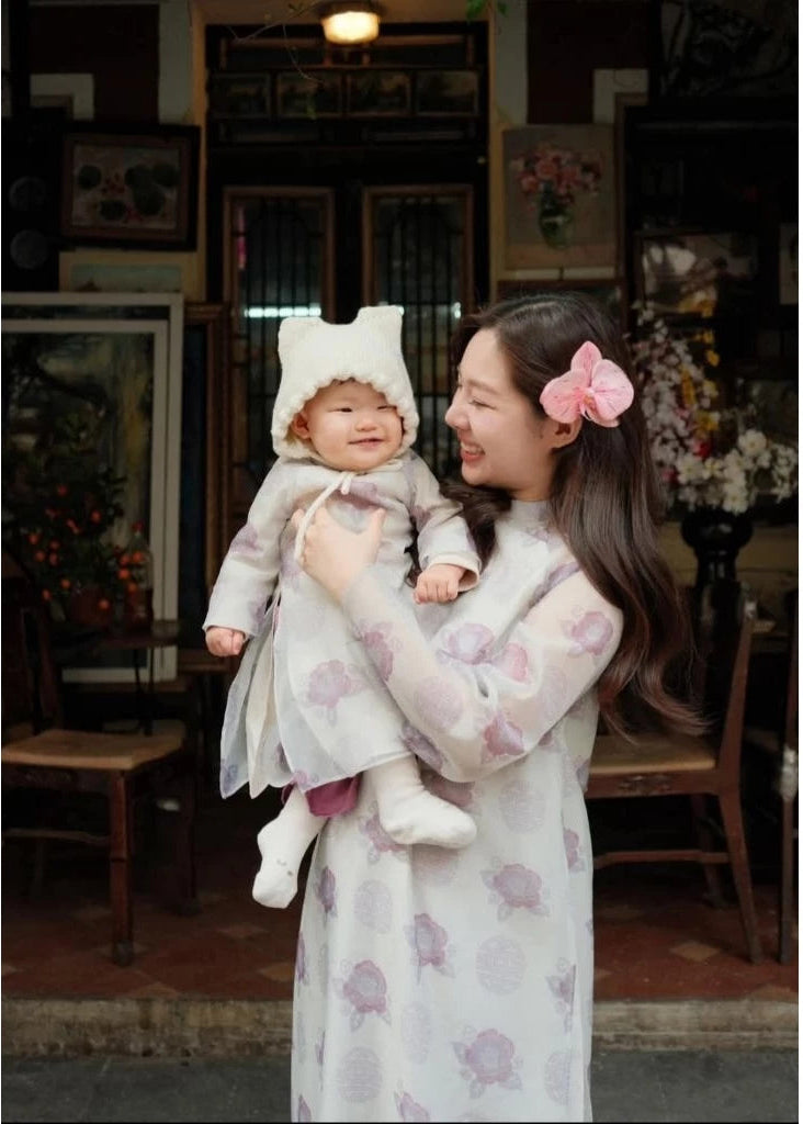 Tradtional Ao Dai For Family