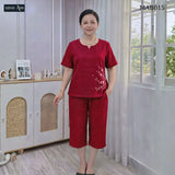 Đồ Bộ Vải Đũi Sợi Lanh MAB01