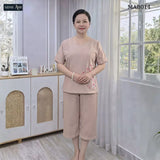 Đồ Bộ Vải Đũi Sợi Lanh MAB01