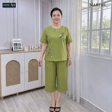 Đồ Bộ Vải Đũi Linen  MAB14