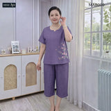 Đồ Bộ Vải Đũi Sợi Lanh MAB01