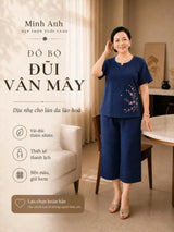 Đồ Bộ Vải Đũi Sợi Lanh MAB01