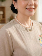 Đồ Bộ Vải Đũi Linen  MAB14