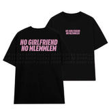 Áo Thun Kim Tuyến in chữ NO GIRLFRIEND NO MLEMMLEM