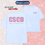 Áo Thun Kim Tuyến In Chữ CUỘC SỐNG CÔ ĐƠN