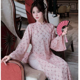 Sequined Modernized Ao Dai