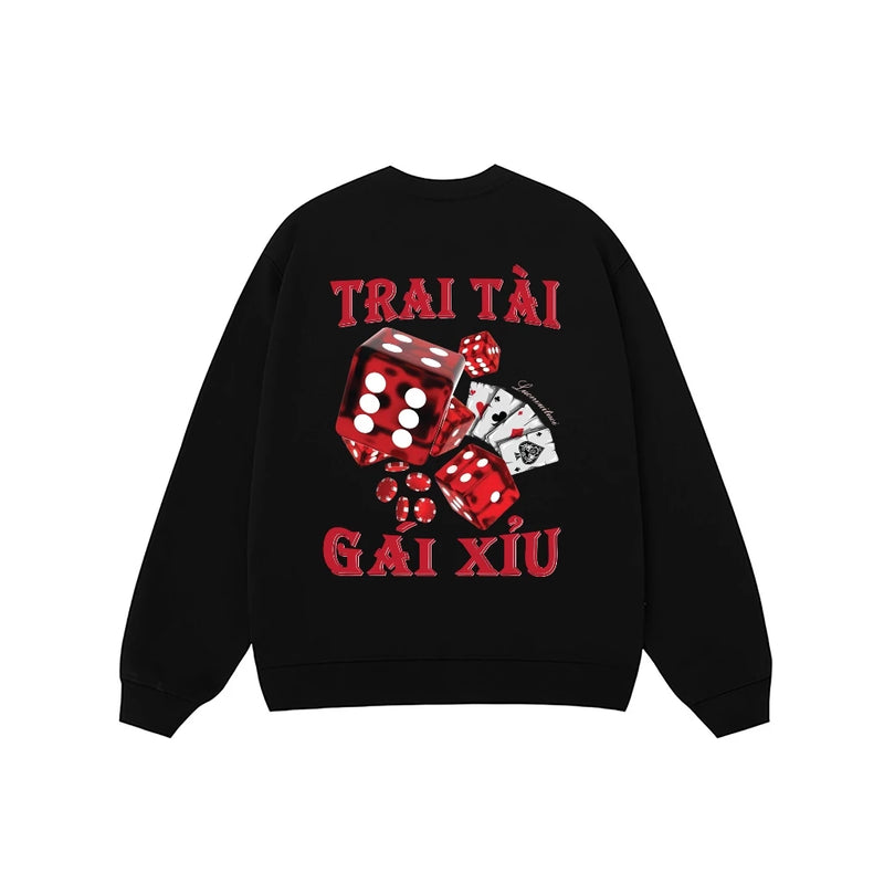 Áo Sweater Trai Tài Gái Xỉu