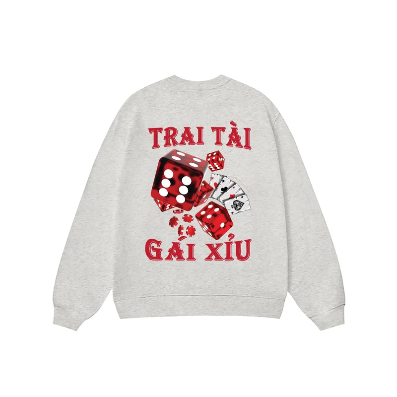 Áo Sweater Trai Tài Gái Xỉu