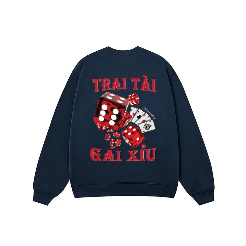 Áo Sweater Trai Tài Gái Xỉu