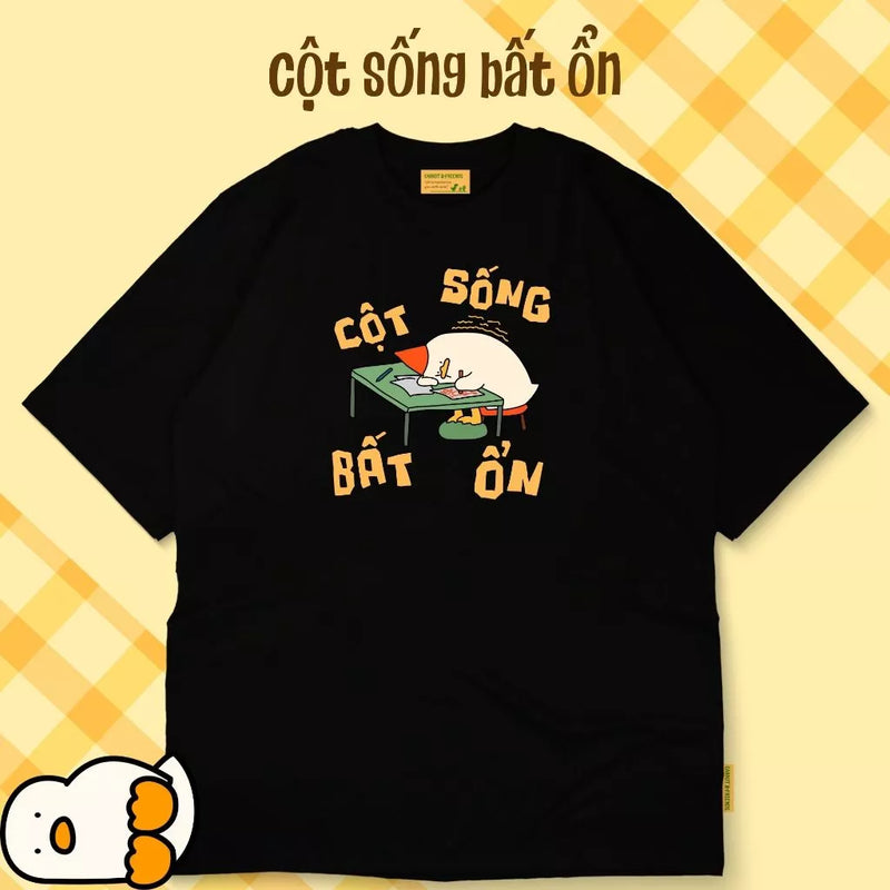 Áo thun Cột Sống Bất Ổn