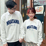 Áo Sweater Nỉ Bông Ấm Áp In Tên + Biệt Danh Dễ Thương