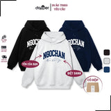 Áo Hoodie Nỉ Bông In Tên Bạn & Người Yêu