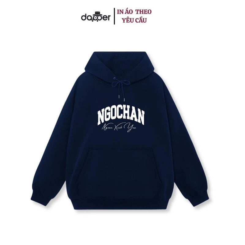 Áo Hoodie Nỉ Bông  In Tên Bạn & Người Yêu