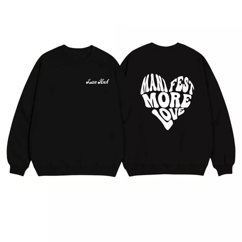 Áo Sweater Nỉ Dày Ấm Áp In Tên Couple More Love