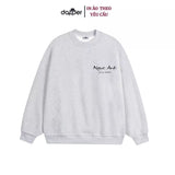 Áo Sweater Nỉ Bông Thiết Kế Logo In Tên + Biệt Danh