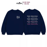 Áo Sweater Oversize Hàn Quốc In Tên Hot Trend