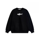 Áo Sweater Streetwear In Hình Cá Mập Shark