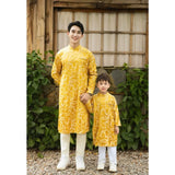 Yellow Dragon Ao Dai For Family