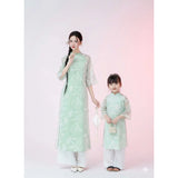 Mint Ao Dai For Family