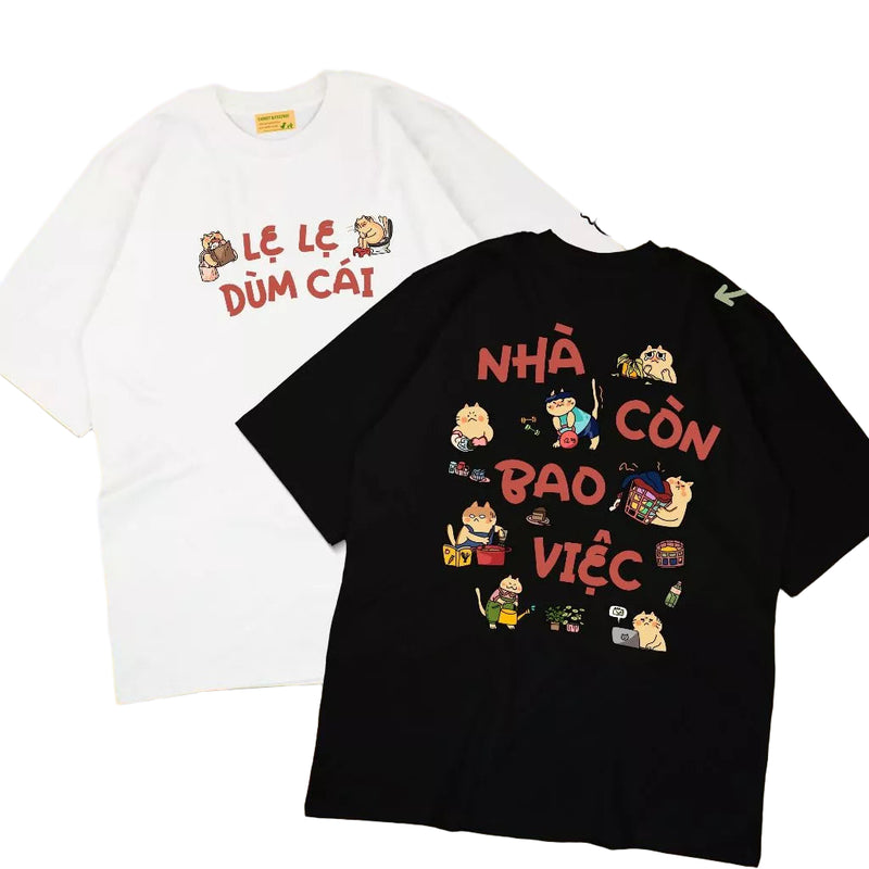 Áo thun Nhà Còn Bao Việc