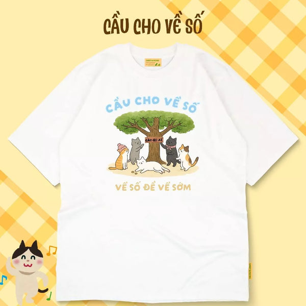 Áo thun Cầu Cho Về Số