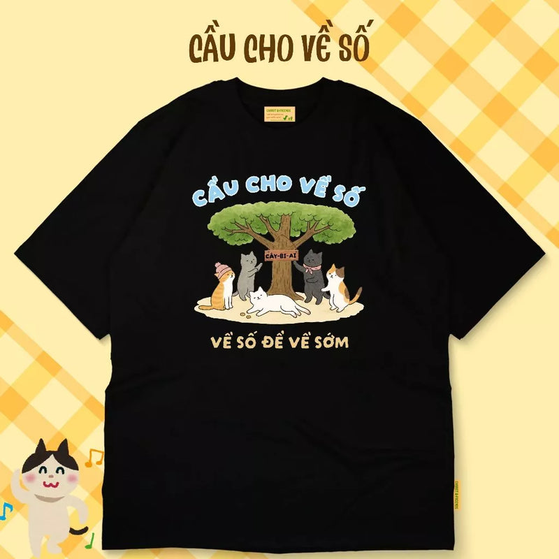 Áo thun Cầu Cho Về Số