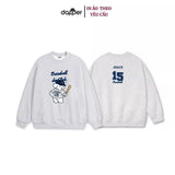 Áo Sweater Gấu Bóng Chày
