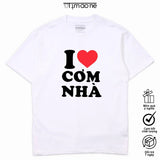Áo Thun I Love Cơm Nhà Tôi Yêu