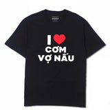 Áo Thun I Love Cơm Vợ Nấu