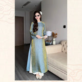 Silk Loose Ao Dai