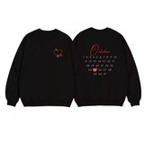 Áo Sweater Nỉ Bông In Ngày Tháng