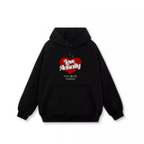Áo Hoodie Chất Nỉ Lót Bông Mềm, In Tên Của Bạn,Trái Tim Đỏ