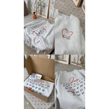 Áo Sweater Nỉ Bông In Ngày Tháng
