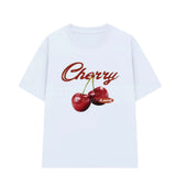 Áo Thun Mùa Hè Đi Biển Trái Cây Hình Cherry Be Yourself (Copy)