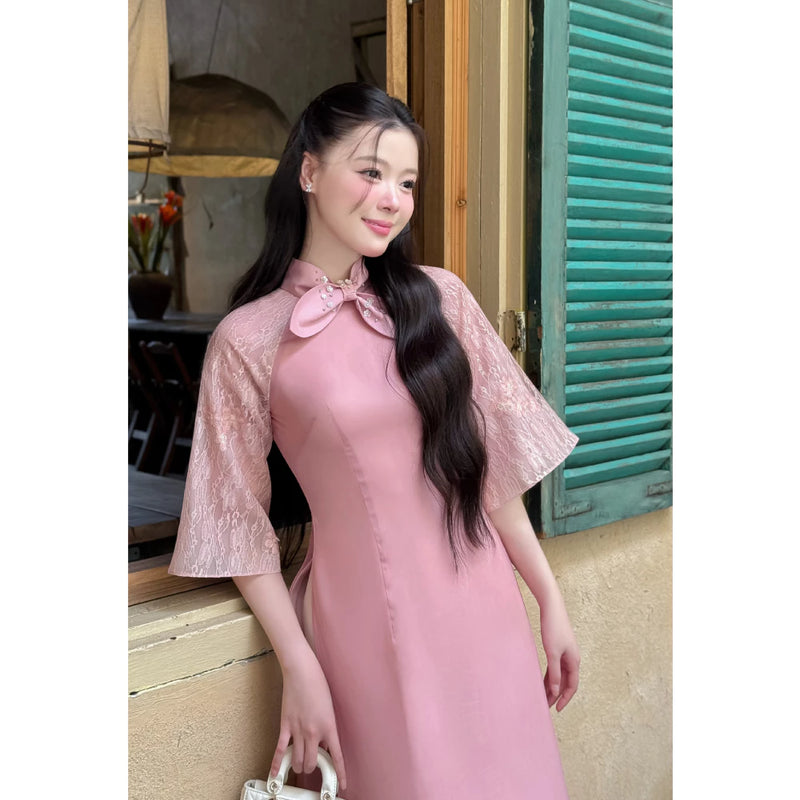 Bow Tie Silk Modernize Ao Dai