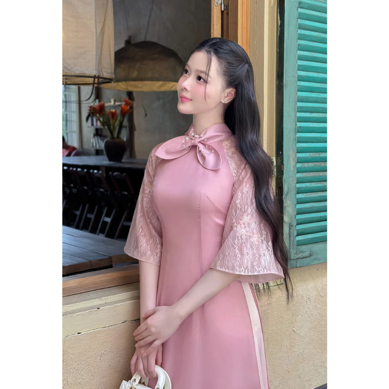 Bow Tie Silk Modernize Ao Dai