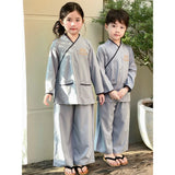Đồ Lam Thêu Hoa Sen ADIDAPHAT Cho Bé