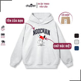 Áo Hoodie In Tên Chất Nỉ Bông  In Tên + Ảnh Cún Sắc Nét