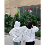 Áo Hoodie Nỉ Bông Cao Cấp, In Song Tên Bạn Và Người Yêu